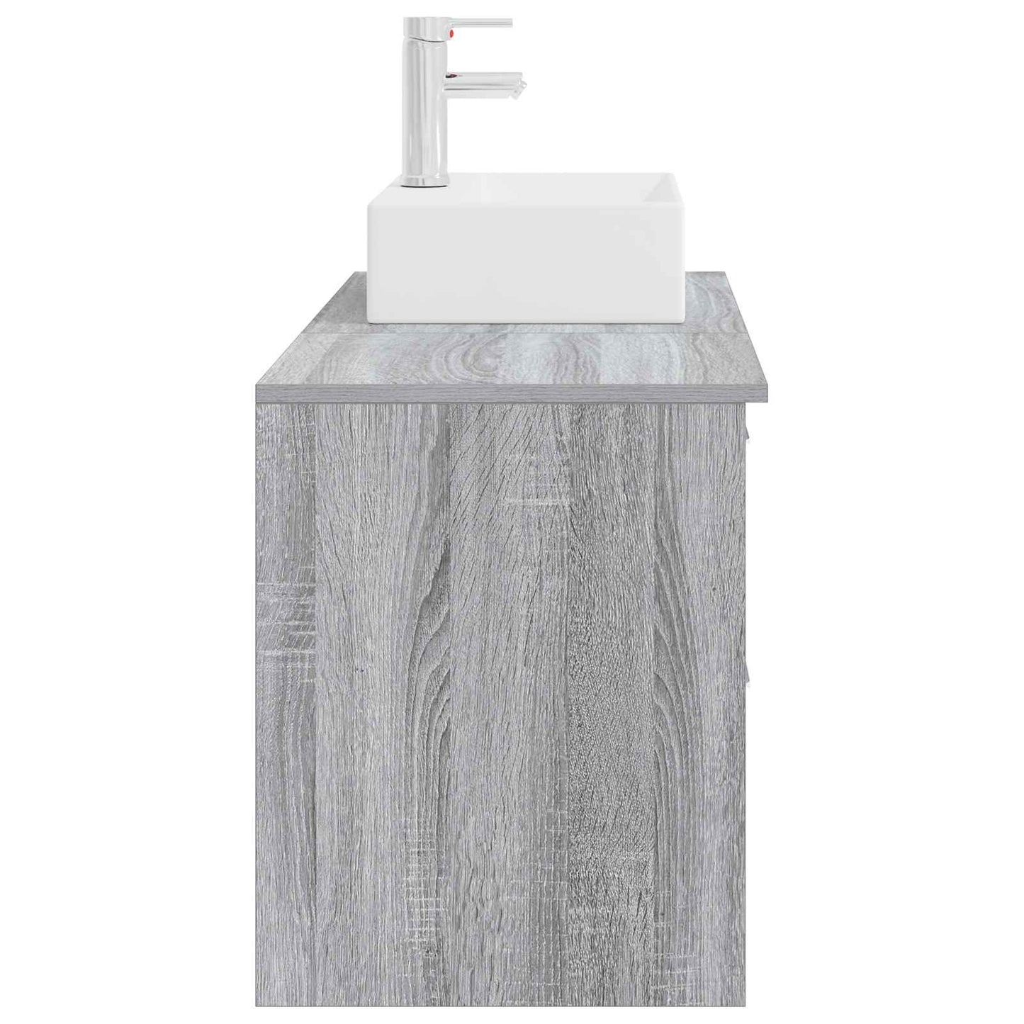Bathroom Furniture Set 2 pcs Grey Sonoma Engineered Wood