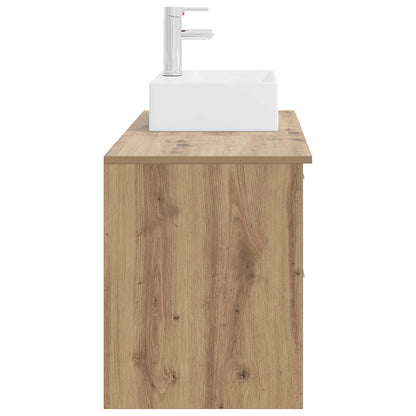 Bathroom Furniture Set 2 pcs Artisan Oak Engineered Wood