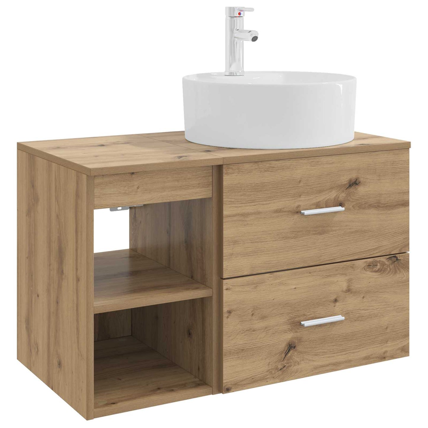 Bathroom Furniture Set 2 pcs Artisan Oak Engineered Wood