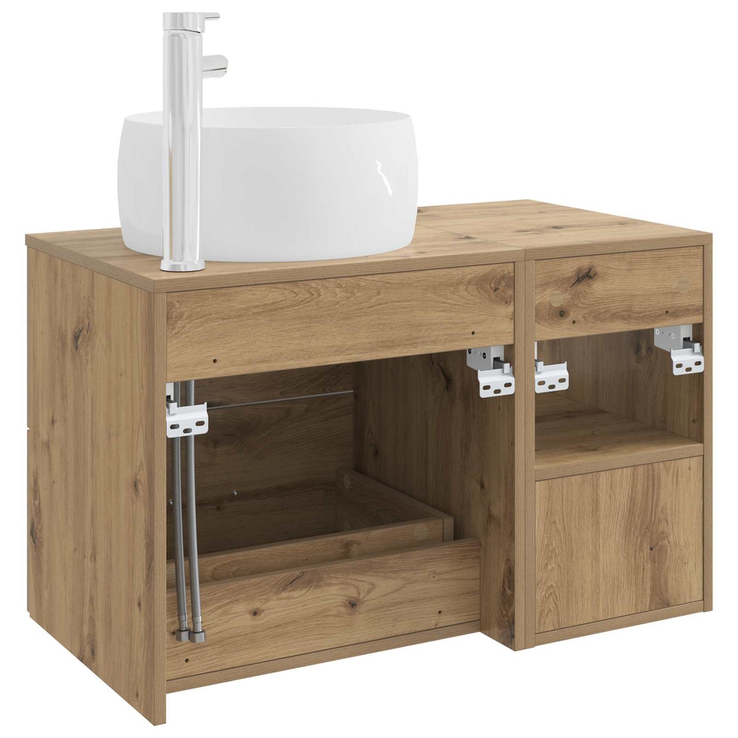 Bathroom Furniture Set 2 pcs Artisan Oak Engineered Wood