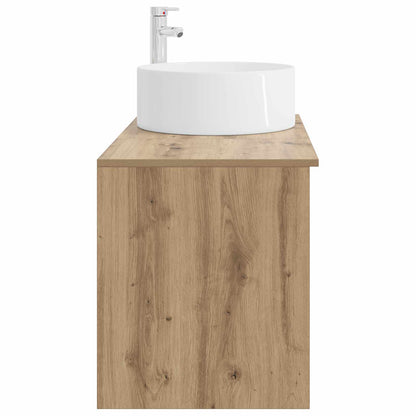 Bathroom Furniture Set 2 pcs Artisan Oak Engineered Wood
