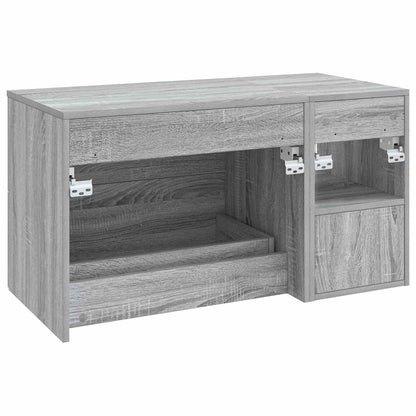 Bathroom Furniture Set 2 pcs Grey Sonoma Engineered Wood