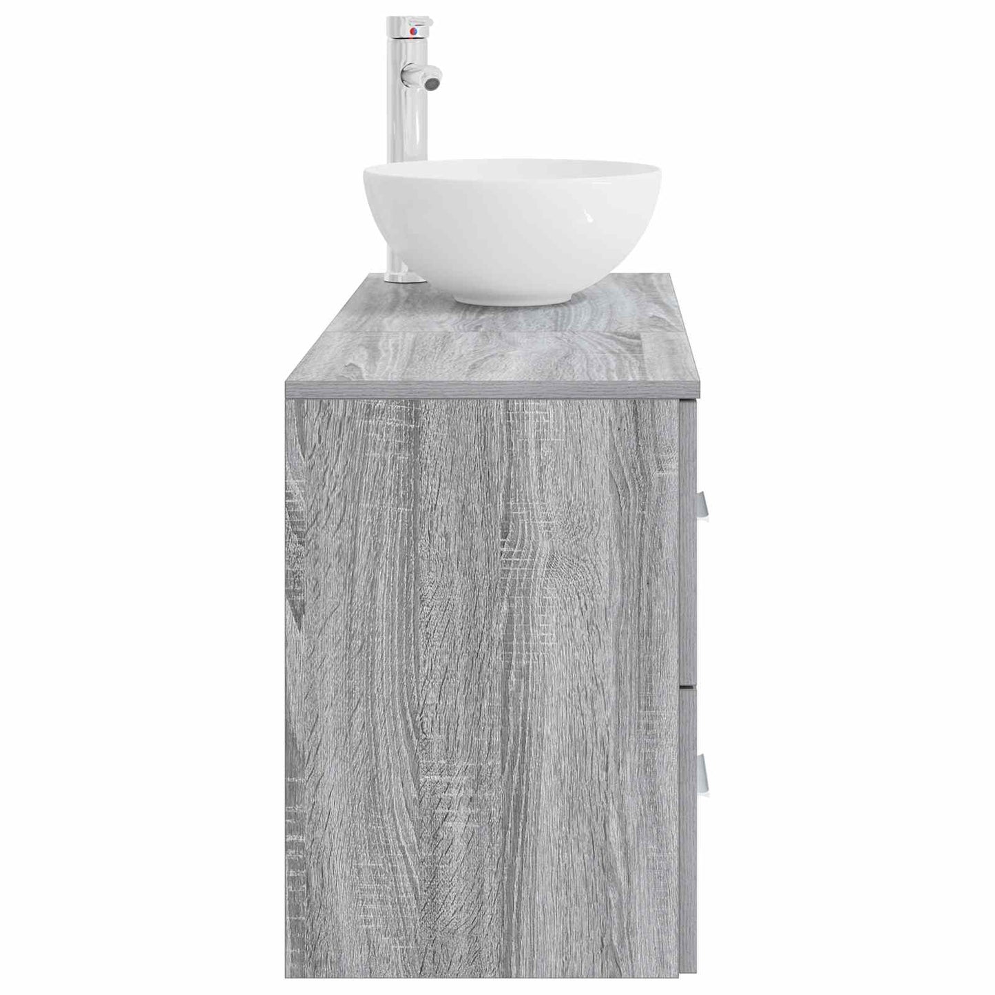 Bathroom Furniture Set 2 pcs Grey Sonoma Engineered Wood