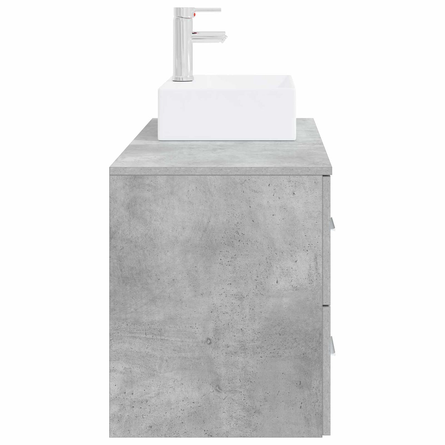 Bathroom Furniture Set 2 pcs Concrete Grey Engineered Wood