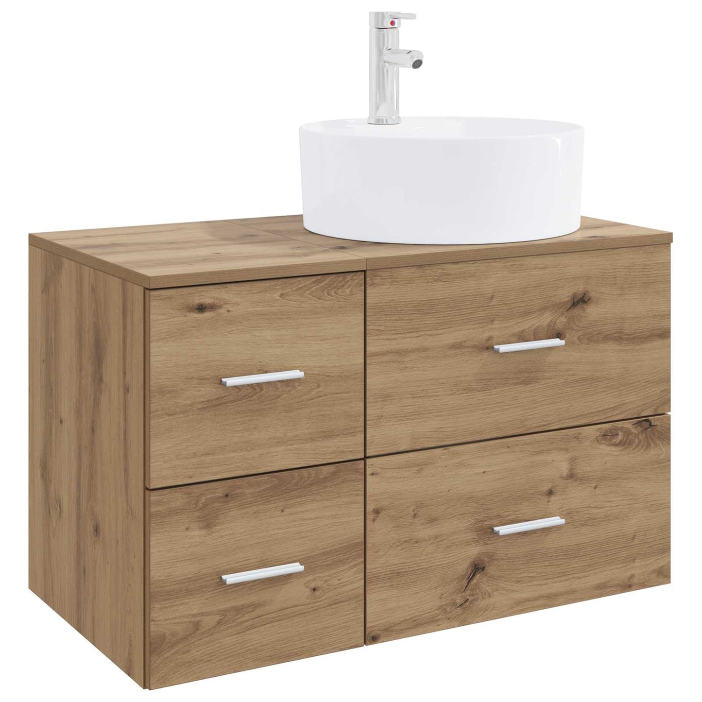 Bathroom Furniture Set 2 pcs Artisan Oak Engineered Wood