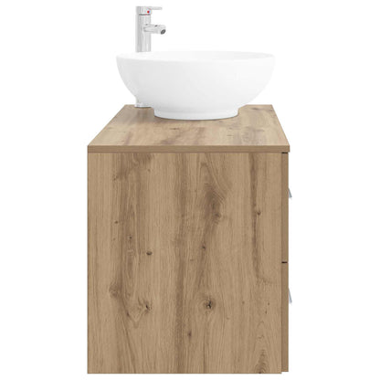 Bathroom Furniture Set 2 pcs Artisan Oak Engineered Wood