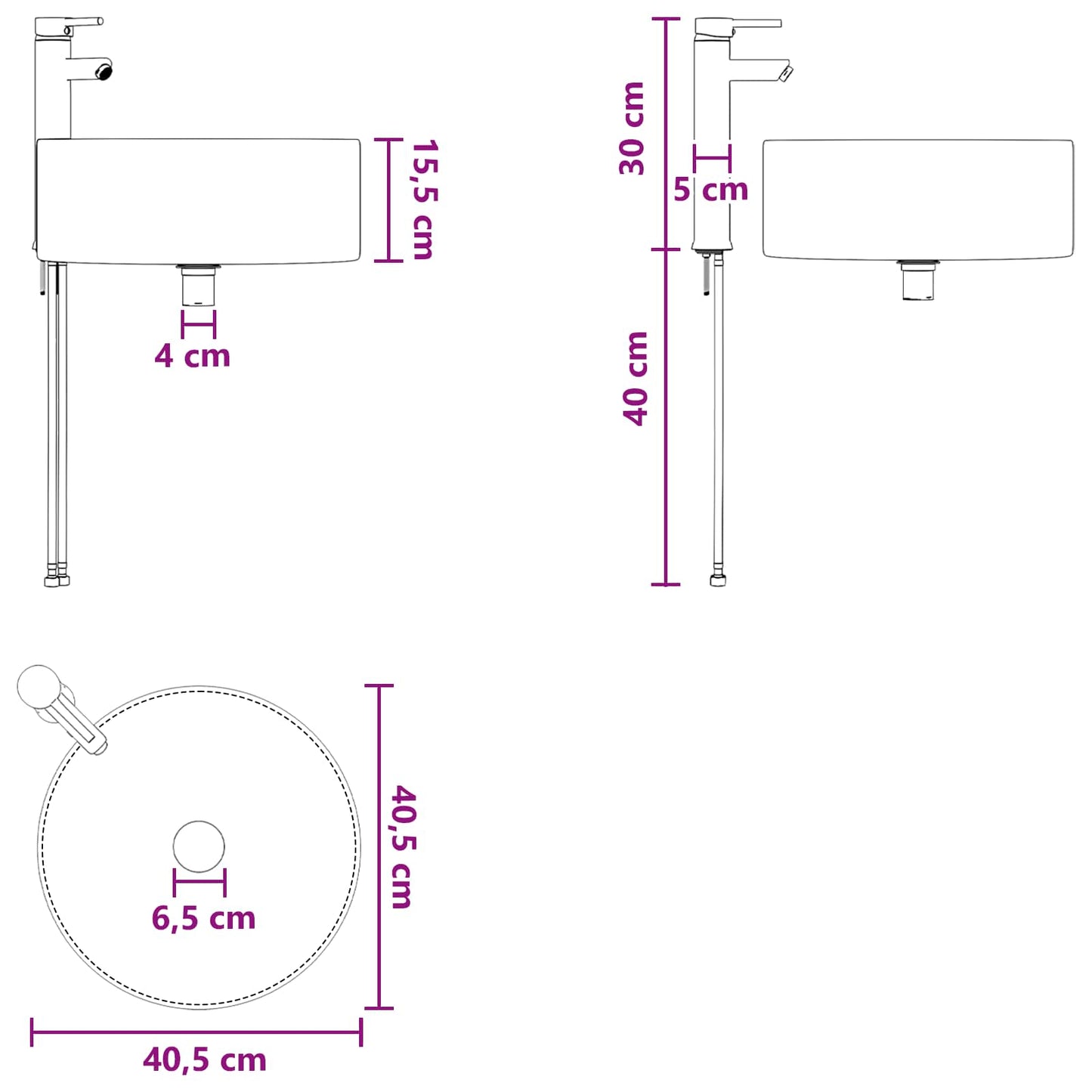 Bathroom Furniture Set 2 pcs Artisan Oak Engineered Wood
