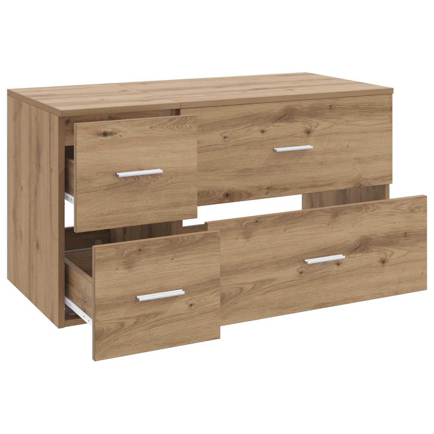 Bathroom Furniture Set 2 pcs Artisan Oak Engineered Wood