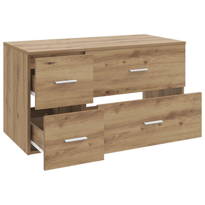 Bathroom Furniture Set 2 pcs Artisan Oak Engineered Wood