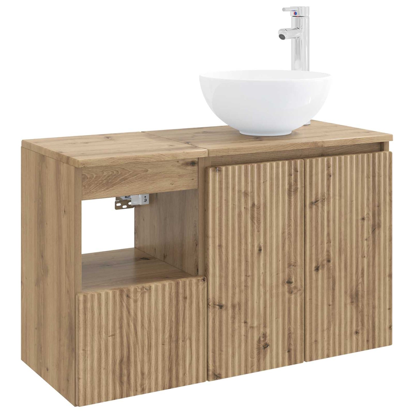 Bathroom Furniture Set 2 pcs Artisan Oak Engineered Wood