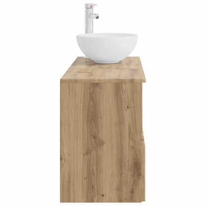 Bathroom Furniture Set 2 pcs Artisan Oak Engineered Wood