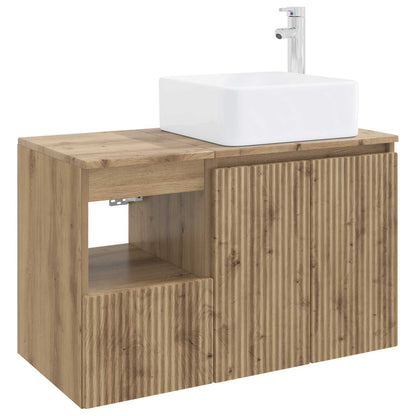 Bathroom Furniture Set 2 pcs Artisan Oak Engineered Wood