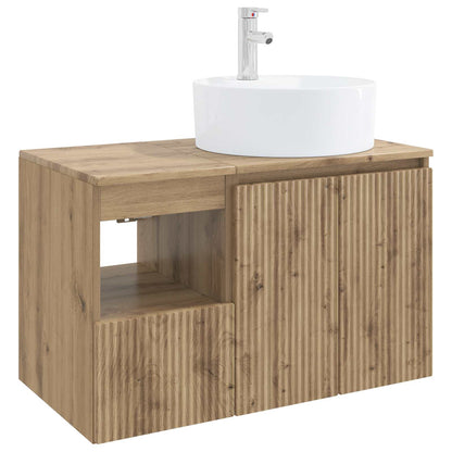 Bathroom Furniture Set 2 pcs Artisan Oak Engineered Wood