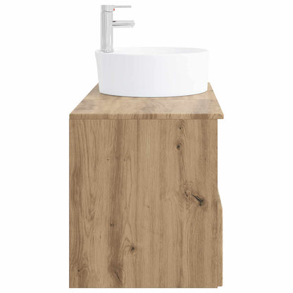 Bathroom Furniture Set 2 pcs Artisan Oak Engineered Wood