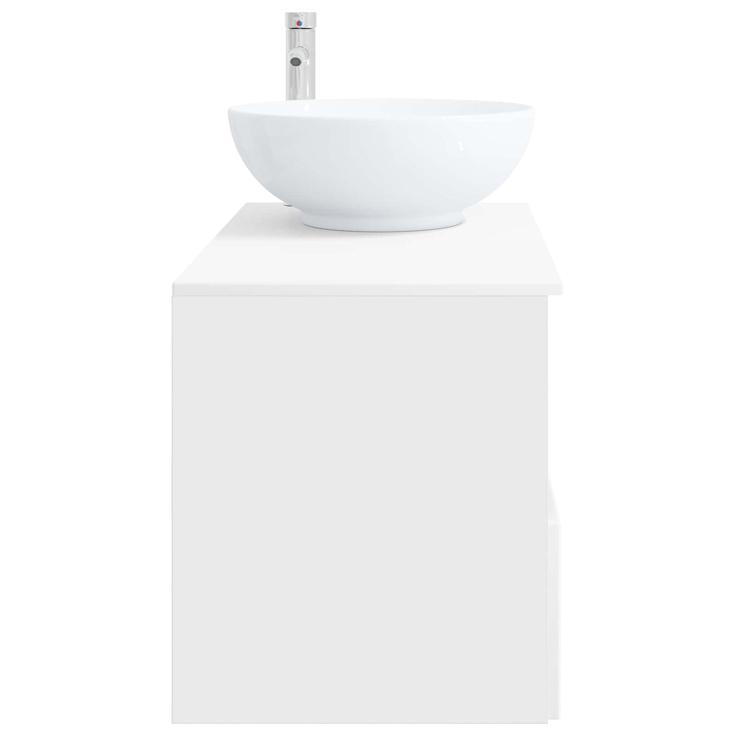 Bathroom Furniture Set 2 pcs White Engineered Wood
