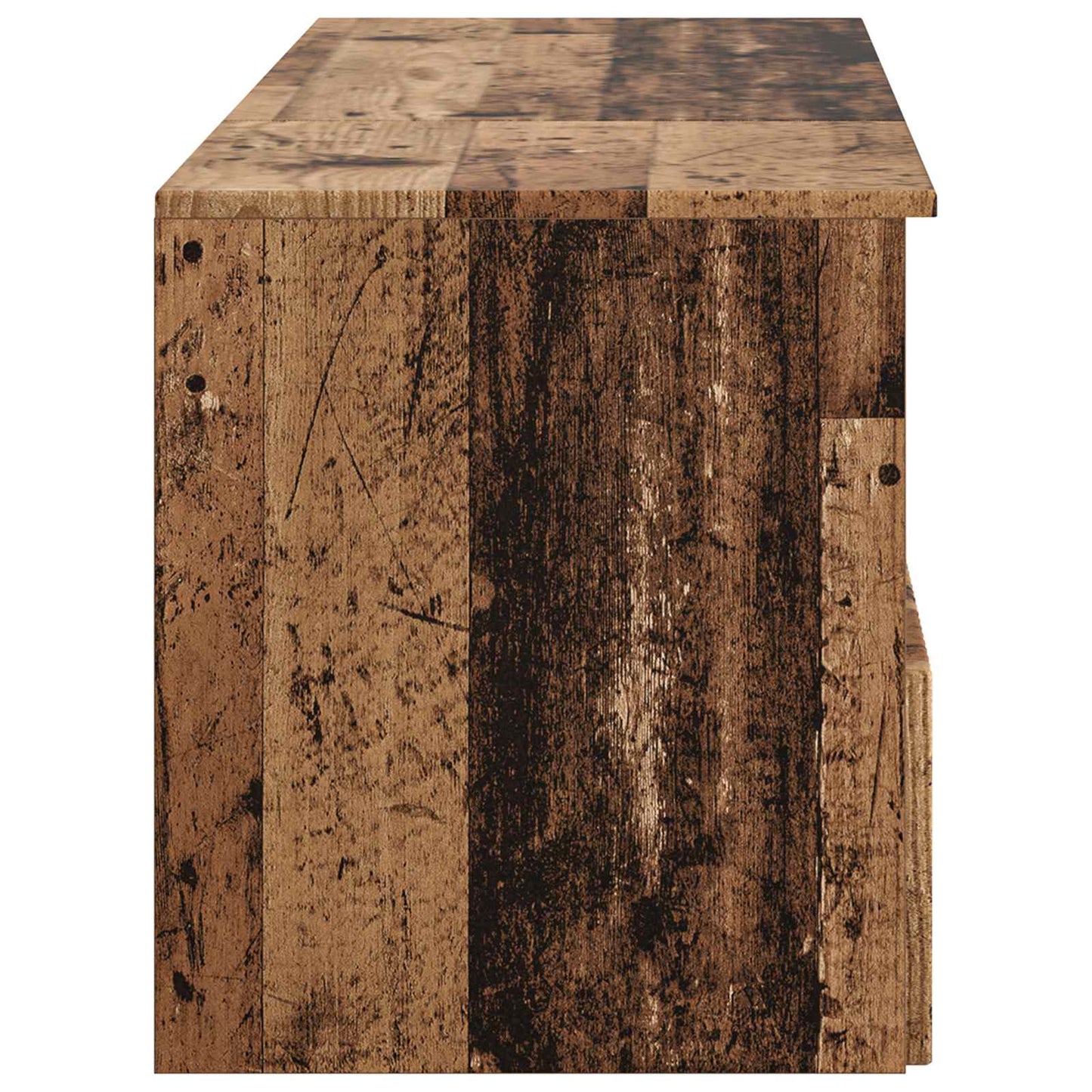Bathroom Furniture Set 2 pcs Old Wood Engineered Wood