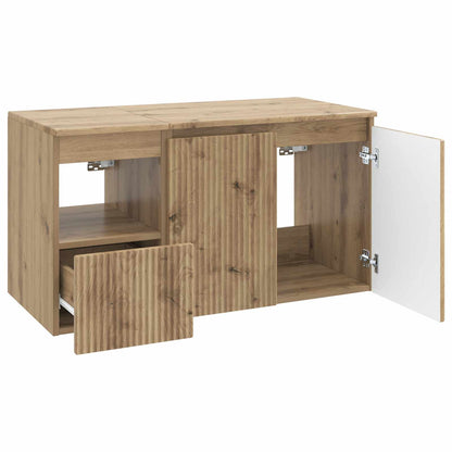 Bathroom Furniture Set 2 pcs Artisan Oak Engineered Wood
