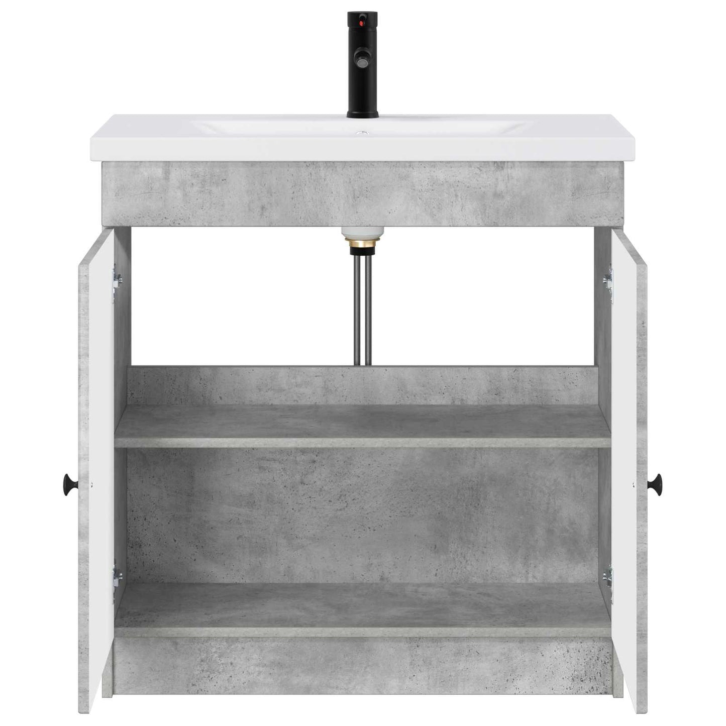 Bathroom Furniture Set Concrete Grey 56 x 37.5 x 81 cm