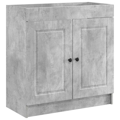 Bathroom Furniture Set Concrete Grey 56 x 37.5 x 81 cm