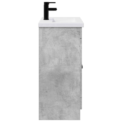 Bathroom Furniture Set Concrete Grey 56 x 37.5 x 81 cm