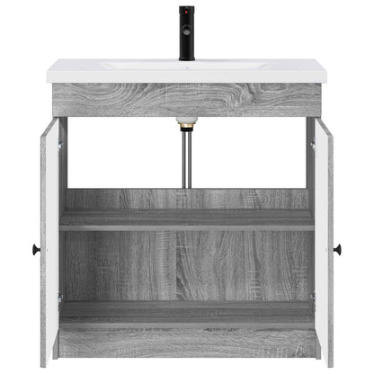 Bathroom Furniture Set Grey Sonoma 56 x 37.5 x 81 cm