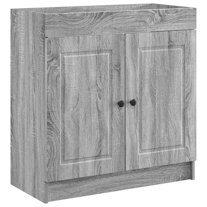 Bathroom Furniture Set Grey Sonoma 56 x 37.5 x 81 cm