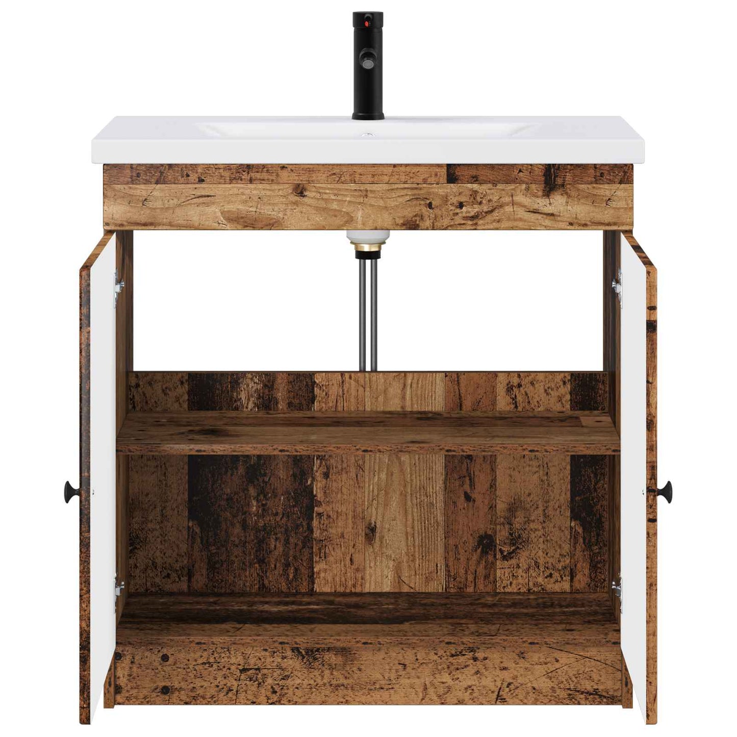 Bathroom Furniture Set Old Wood 56 x 37.5 x 81 cm