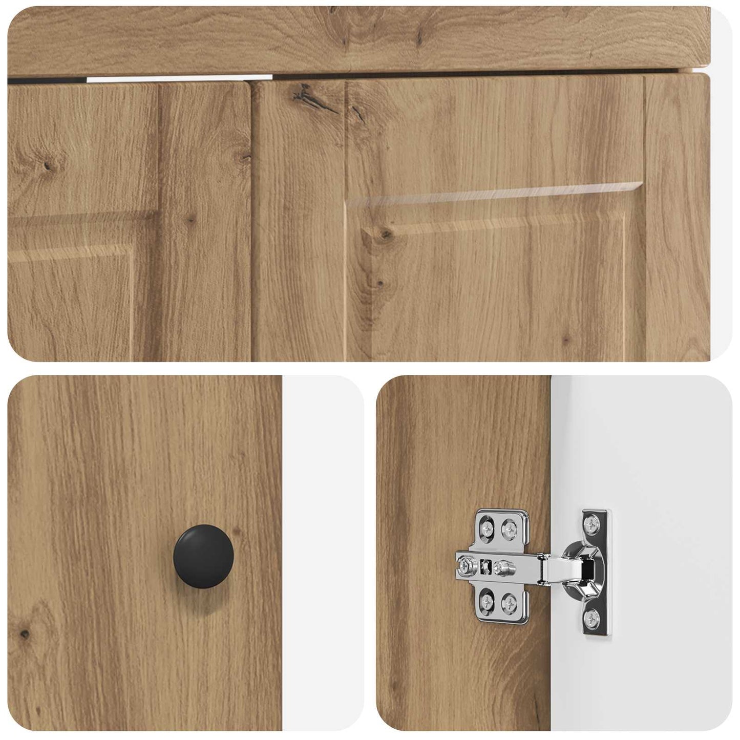 Bathroom Furniture Set Artisan Oak 56 x 37.5 x 81 cm