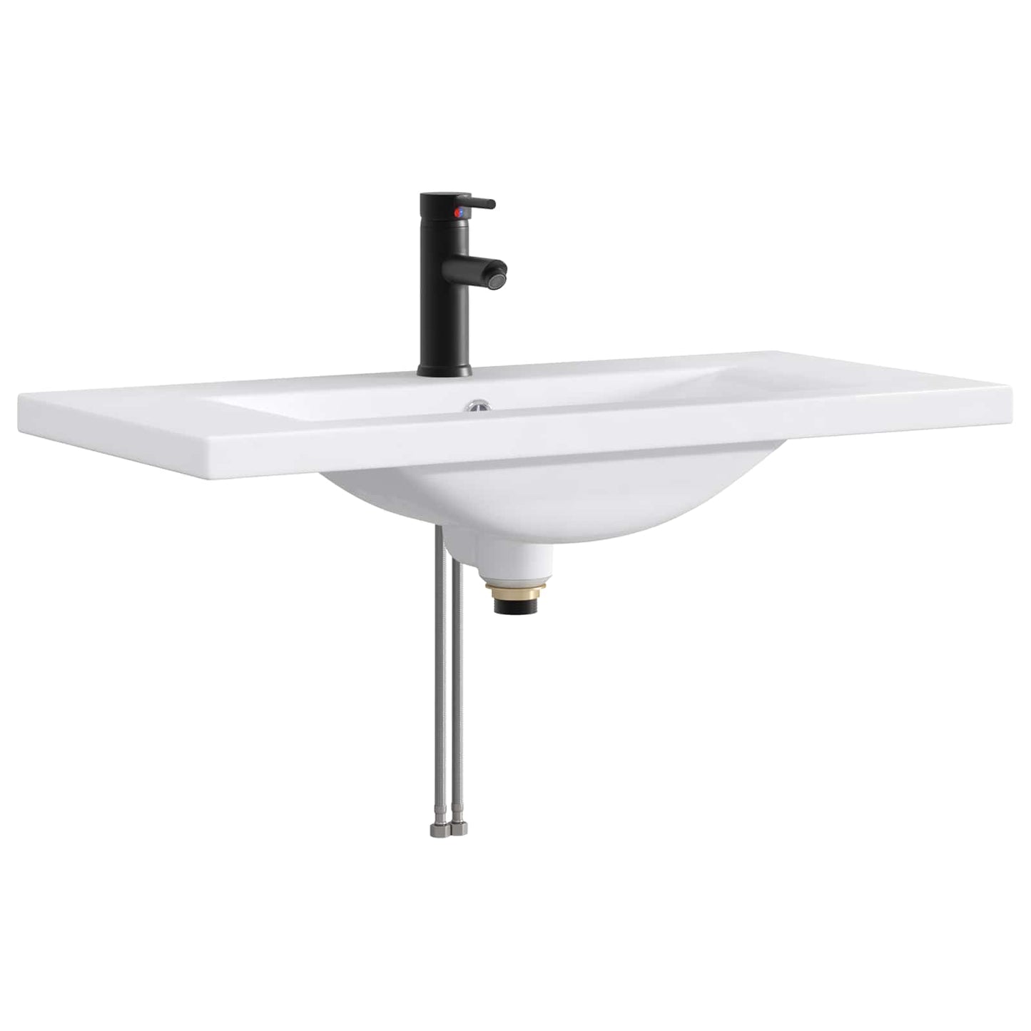 Bathroom Furniture Set Black 78.5 x 37.5 x 81 cm