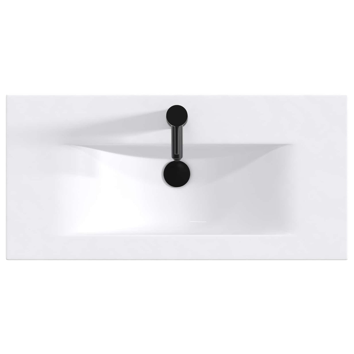 Bathroom Furniture Set Black 78.5 x 37.5 x 81 cm
