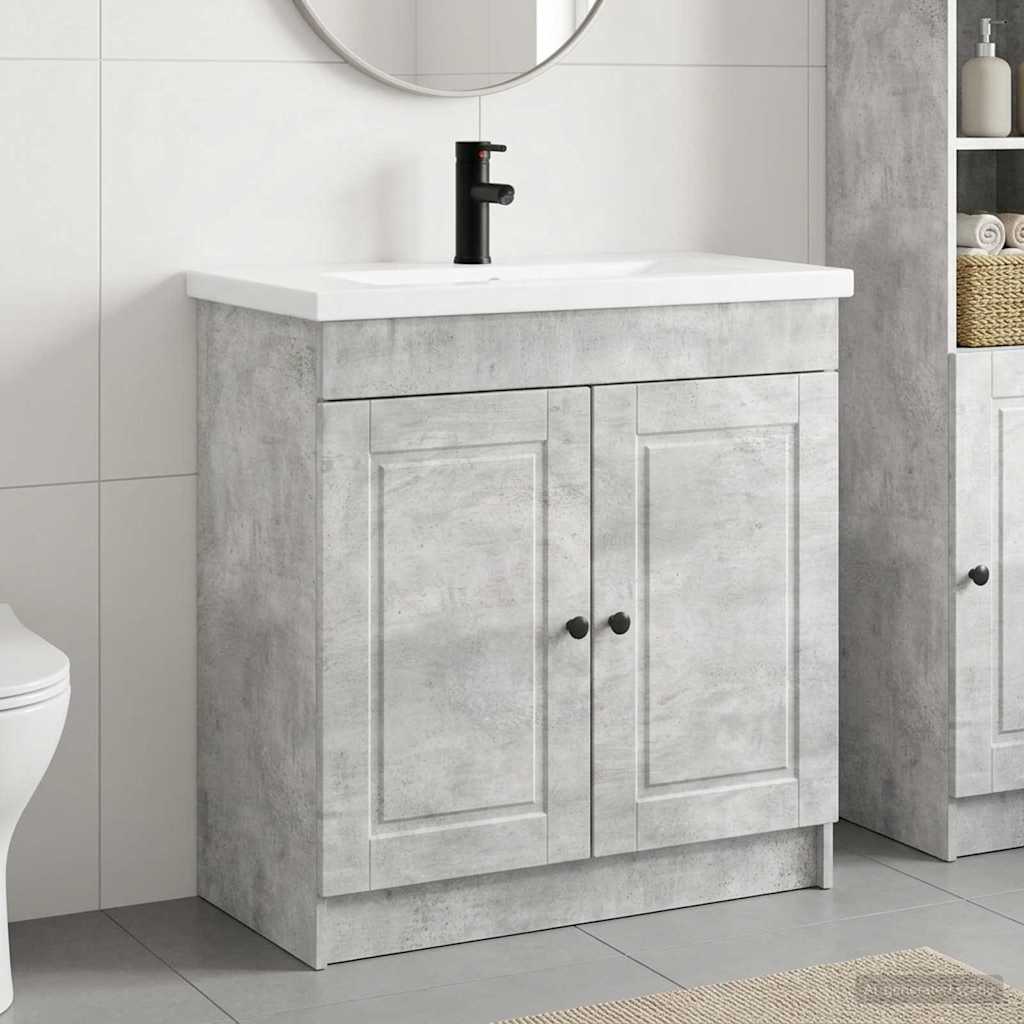 Bathroom Furniture Set Concrete Grey 78.5 x 37.5 x 81 cm