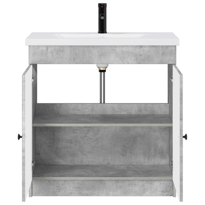 Bathroom Furniture Set Concrete Grey 78.5 x 37.5 x 81 cm