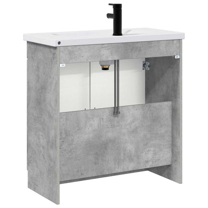 Bathroom Furniture Set Concrete Grey 78.5 x 37.5 x 81 cm