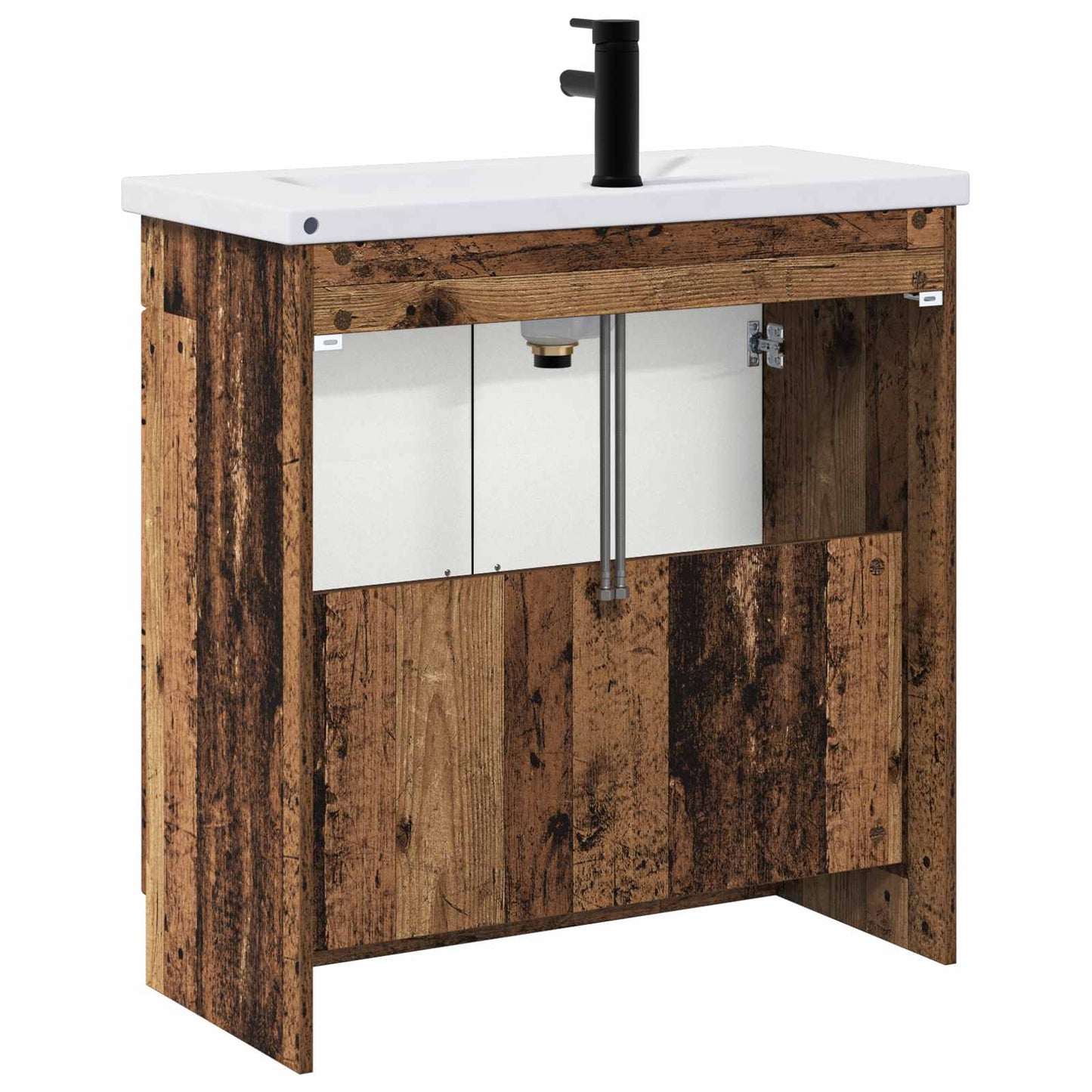 Bathroom Furniture Set Old Wood 78.5 x 37.5 x 81 cm