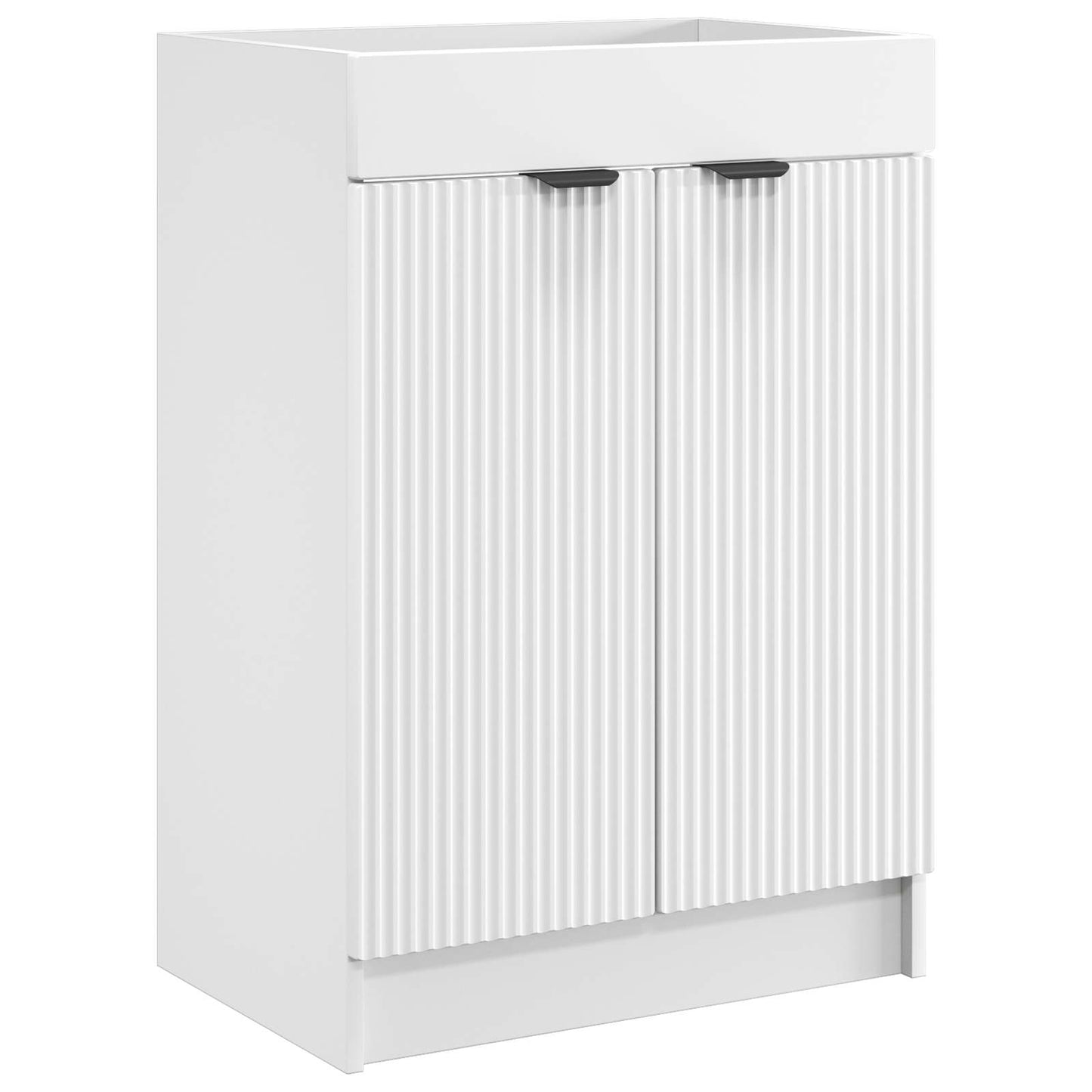 Bathroom Furniture Set White 56 x 37.5 x 81 cm Engineered Wood