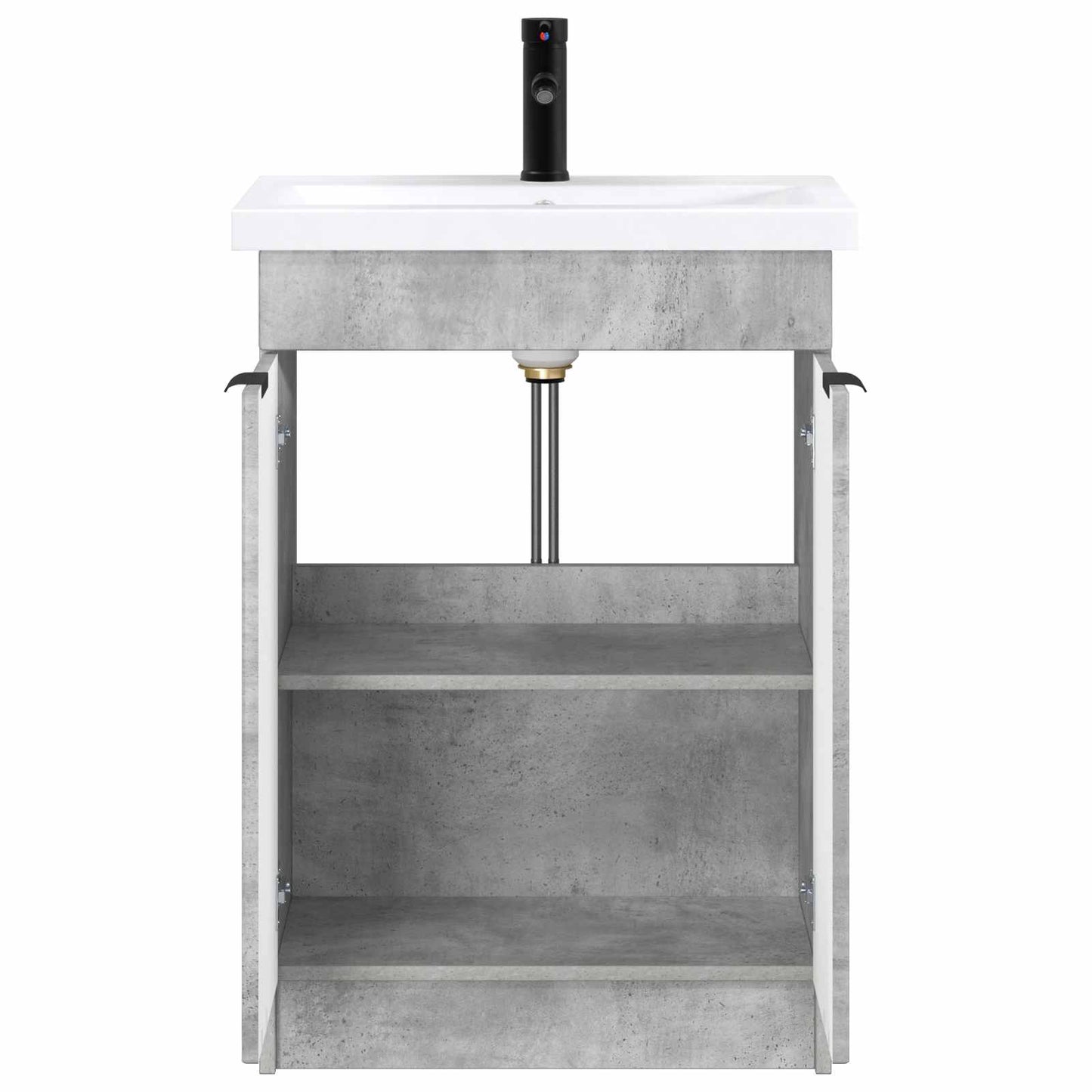 Bathroom Furniture Set Concrete Grey 56 x 37.5 x 81 cm