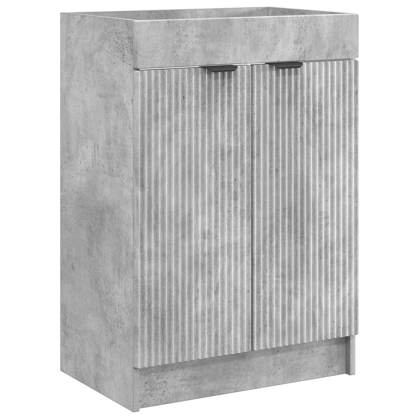 Bathroom Furniture Set Concrete Grey 56 x 37.5 x 81 cm