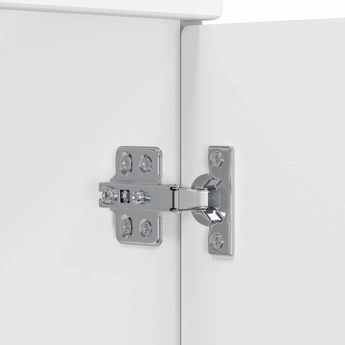Bathroom Furniture Set High Gloss White 56 x 37.5 x 81 cm