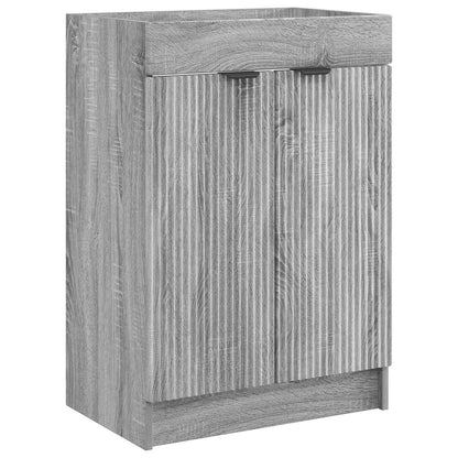 Bathroom Furniture Set Grey Sonoma 56 x 37.5 x 81 cm