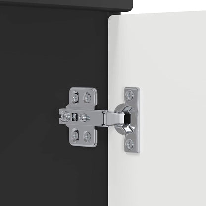 Bathroom Furniture Set Black 78.5 x 37.5 x 81 cm