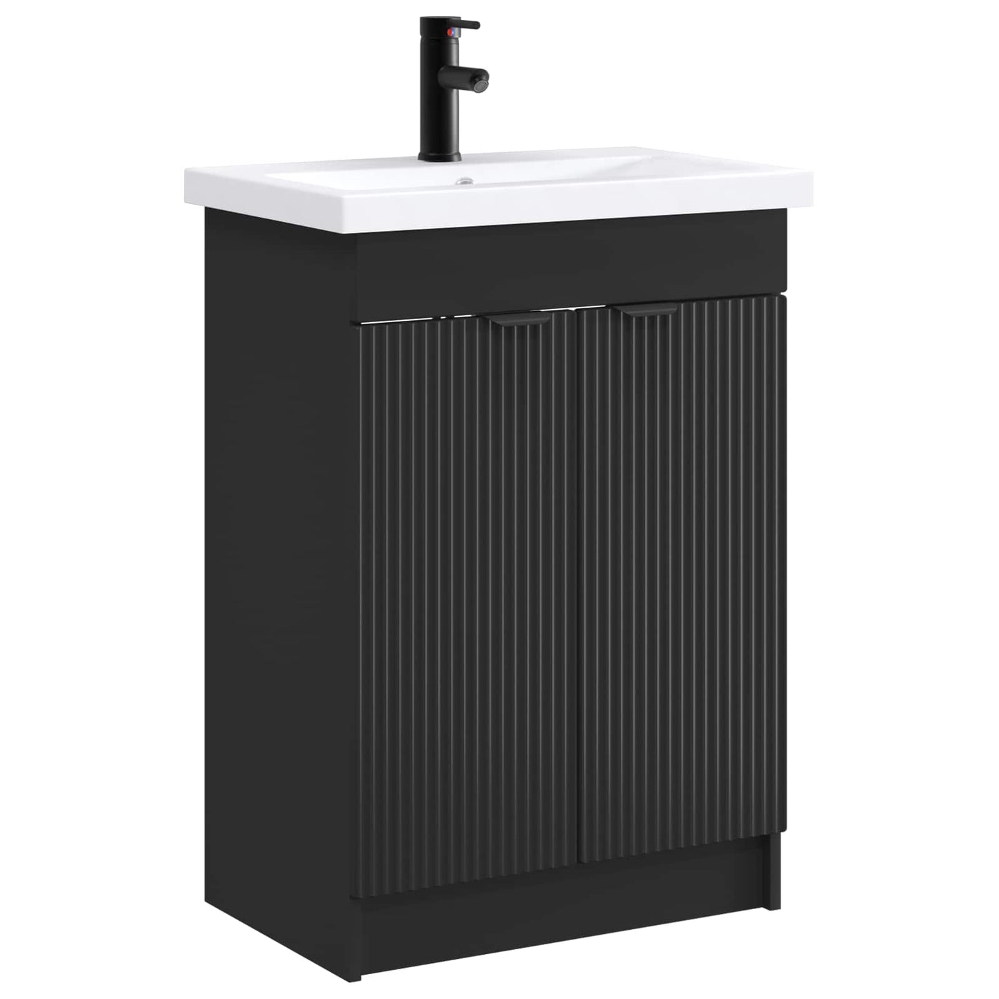 Bathroom Furniture Set Black 78.5 x 37.5 x 81 cm