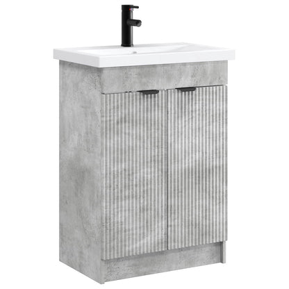 Bathroom Furniture Set Concrete Grey 78.5 x 37.5 x 81 cm