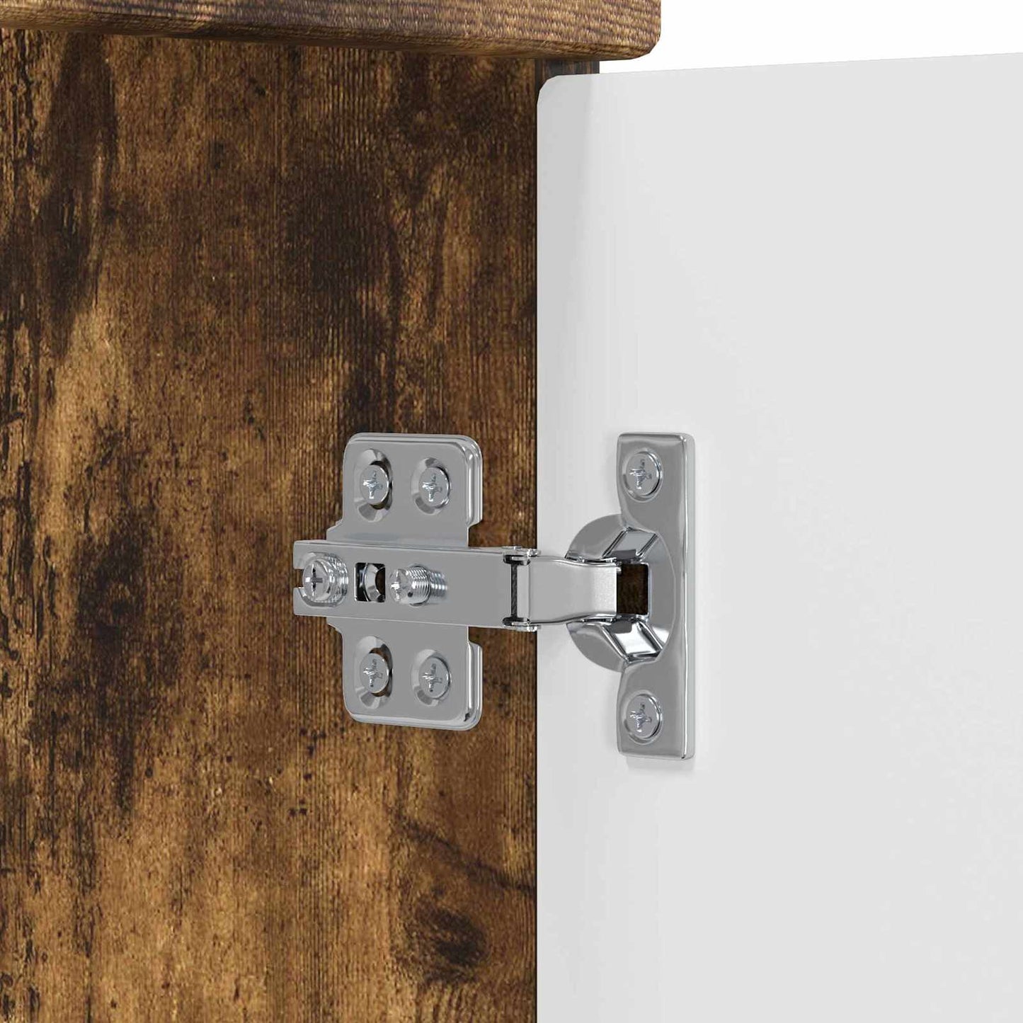 Bathroom Furniture Set Smoked Oak 78.5 x 37.5 x 81 cm