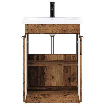Bathroom Furniture Set Old Wood 78.5 x 37.5 x 81 cm