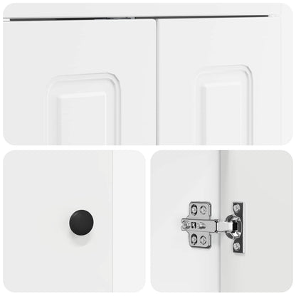 Bathroom Furniture Set White 56 x 37.5 x 81 cm Engineered Wood