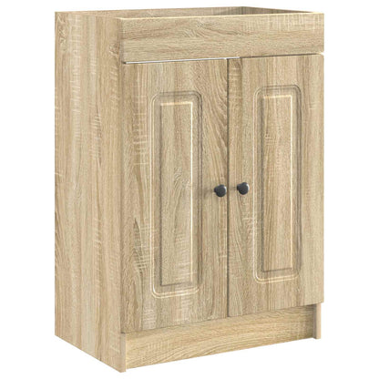 Bathroom Furniture Set Sonoma Oak 56 x 37.5 x 81 cm