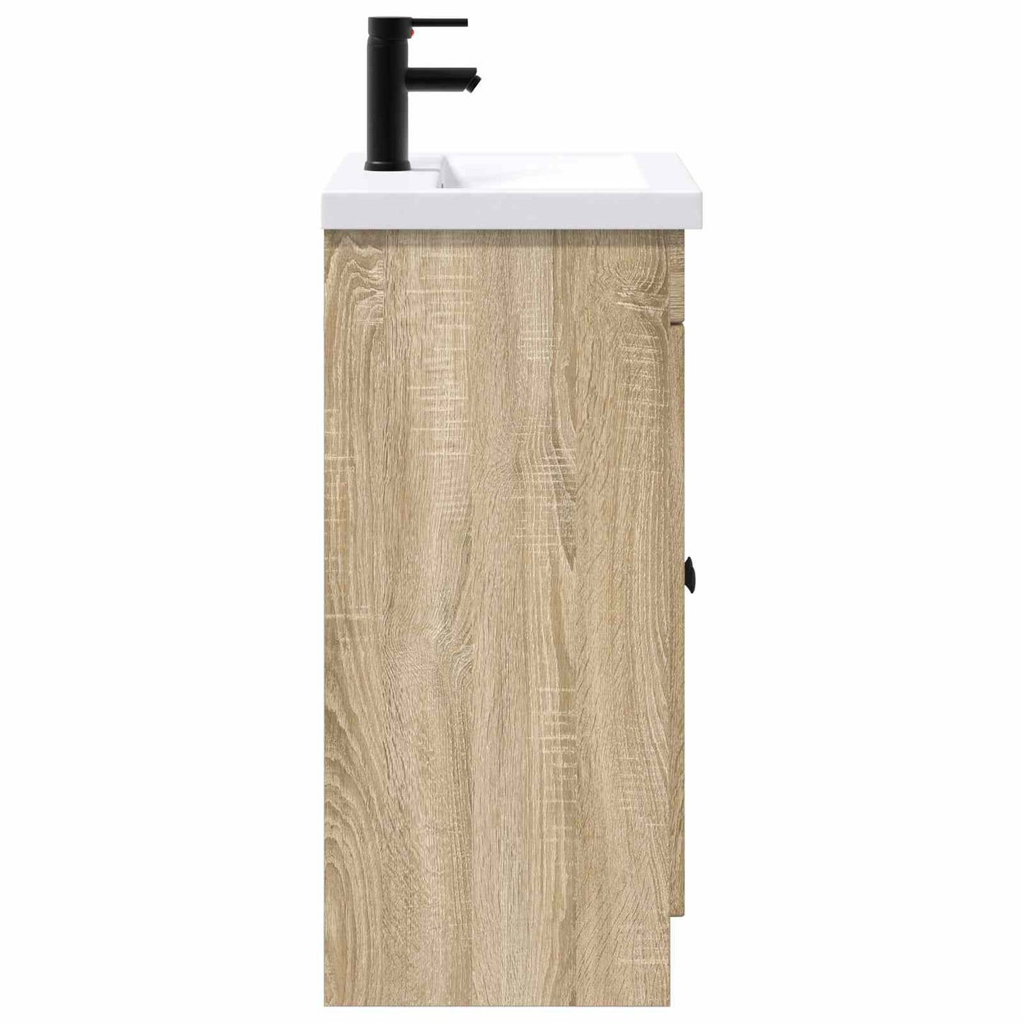 Bathroom Furniture Set Sonoma Oak 56 x 37.5 x 81 cm