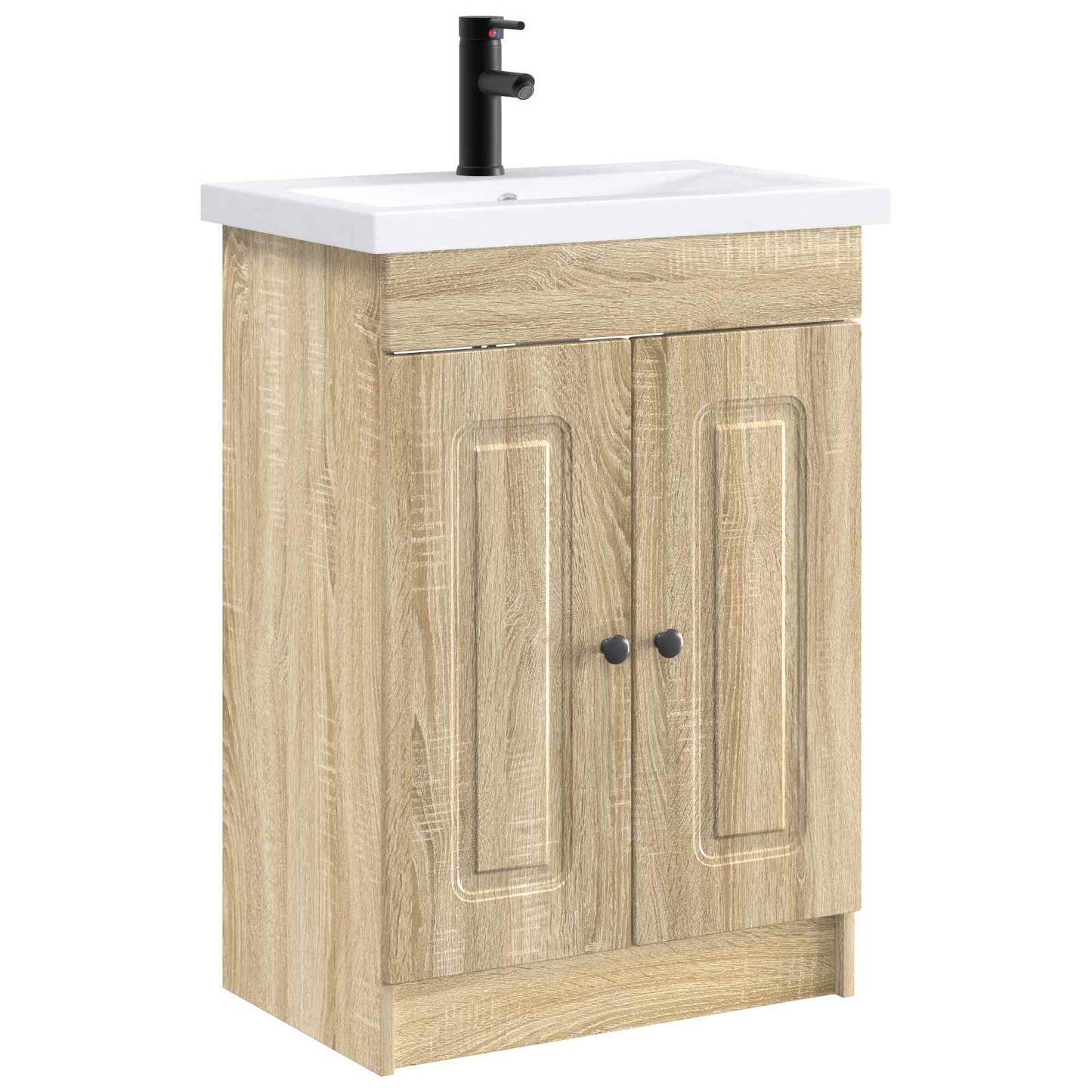 Bathroom Furniture Set Sonoma Oak 78.5 x 37.5 x 81 cm