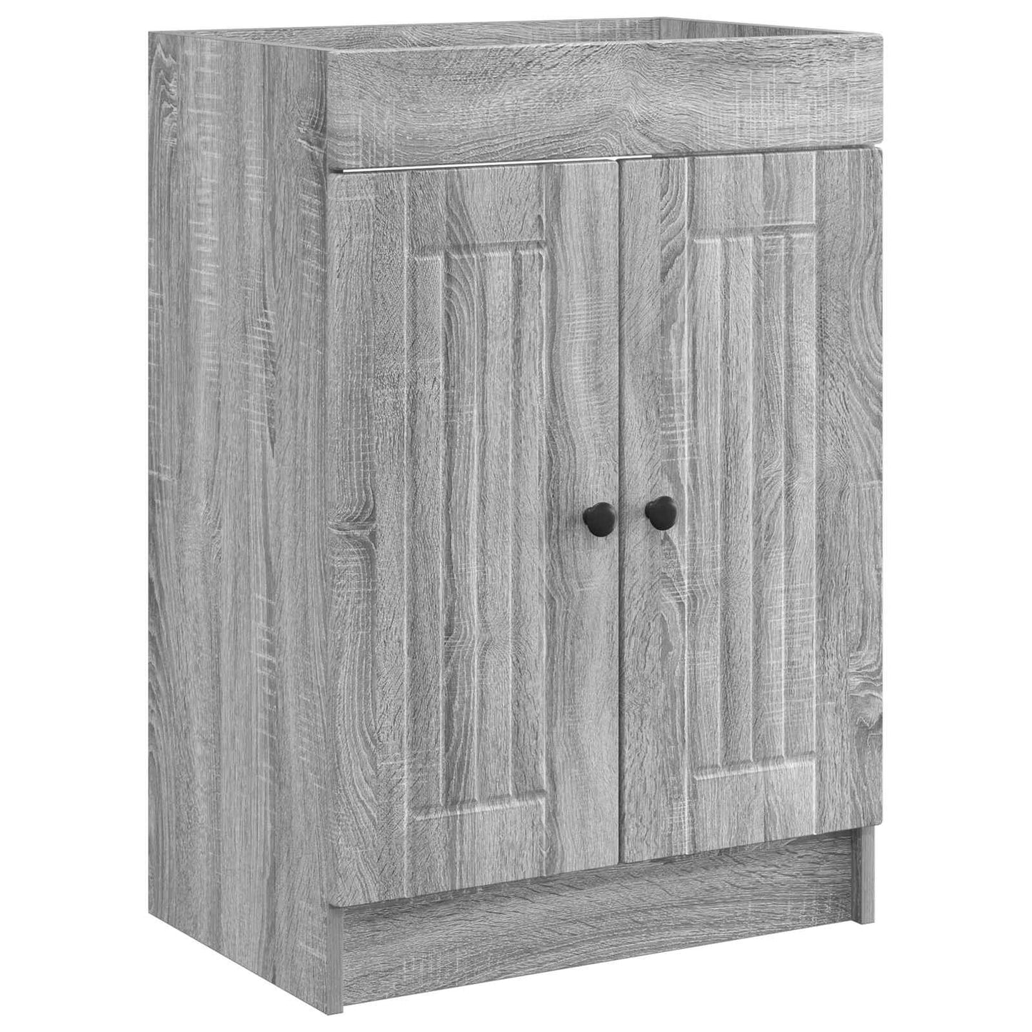Bathroom Furniture Set Grey Sonoma 56 x 37.5 x 81 cm