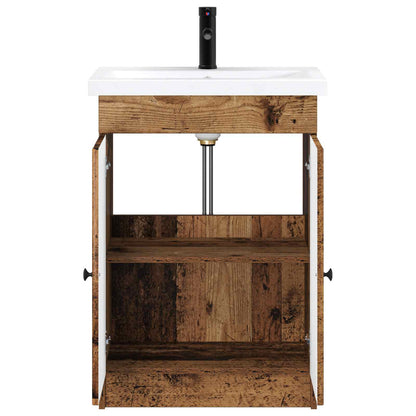 Bathroom Furniture Set Old Wood 56 x 37.5 x 81 cm